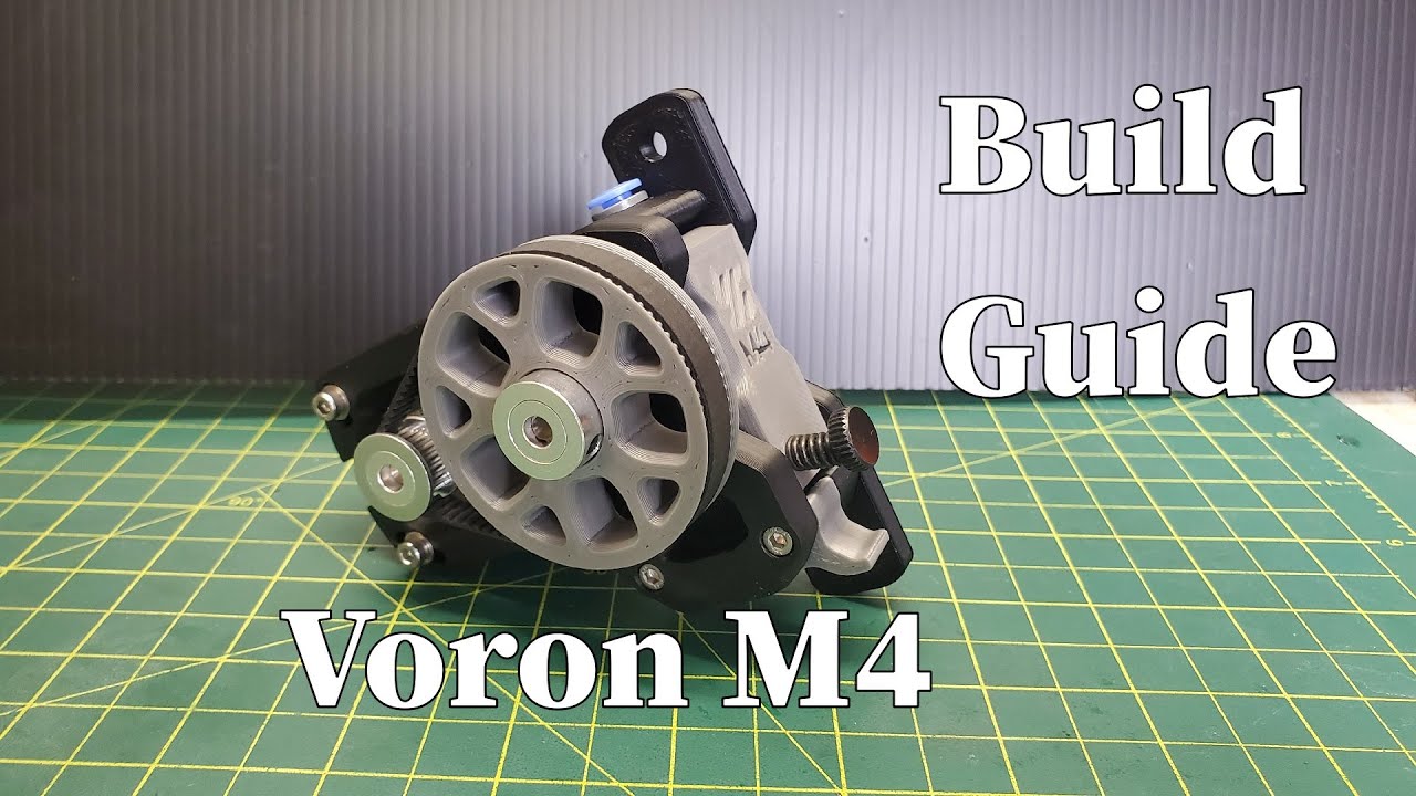 Voron M4 Extruder Build Guide-DIY belted bowden extruder with BMG gears