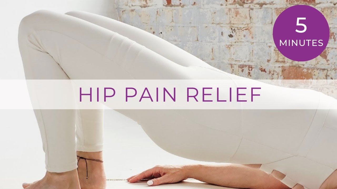 5-Min Hip Pain Relief | Gentle Pilates for Tight Hips