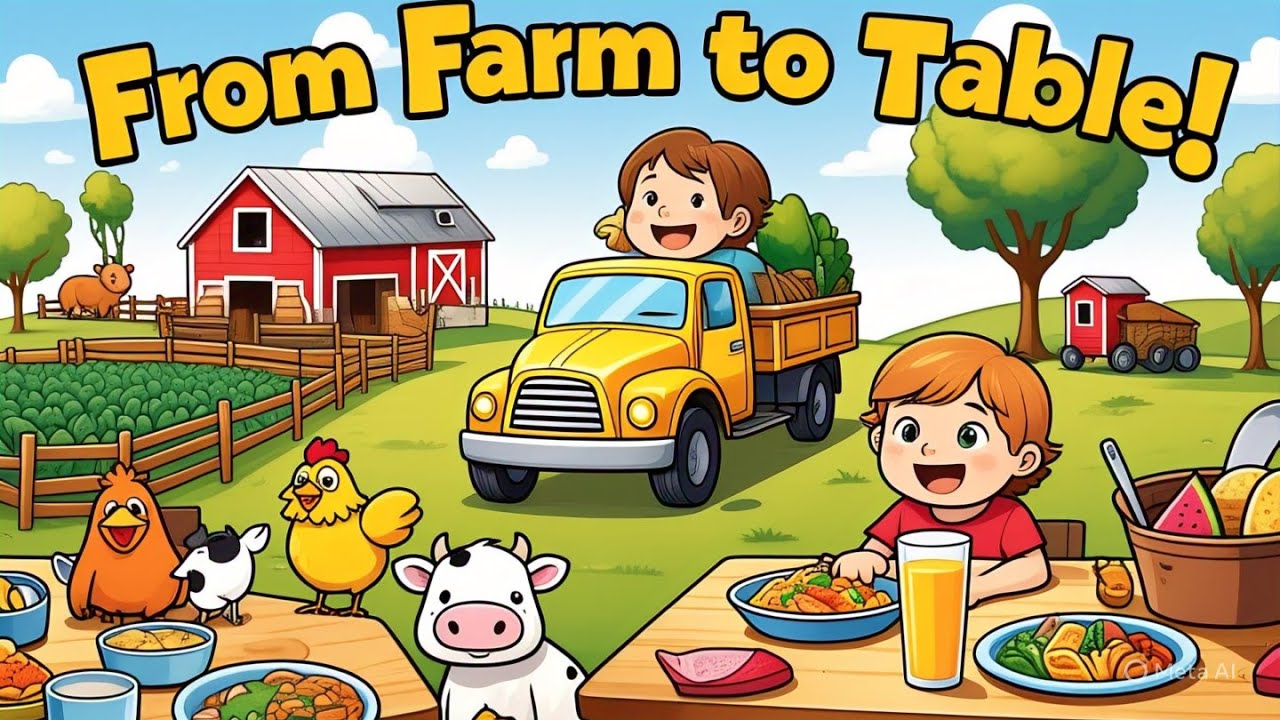 From Farm to Table: How Food Travels to You! #farmtotable #kidsscience