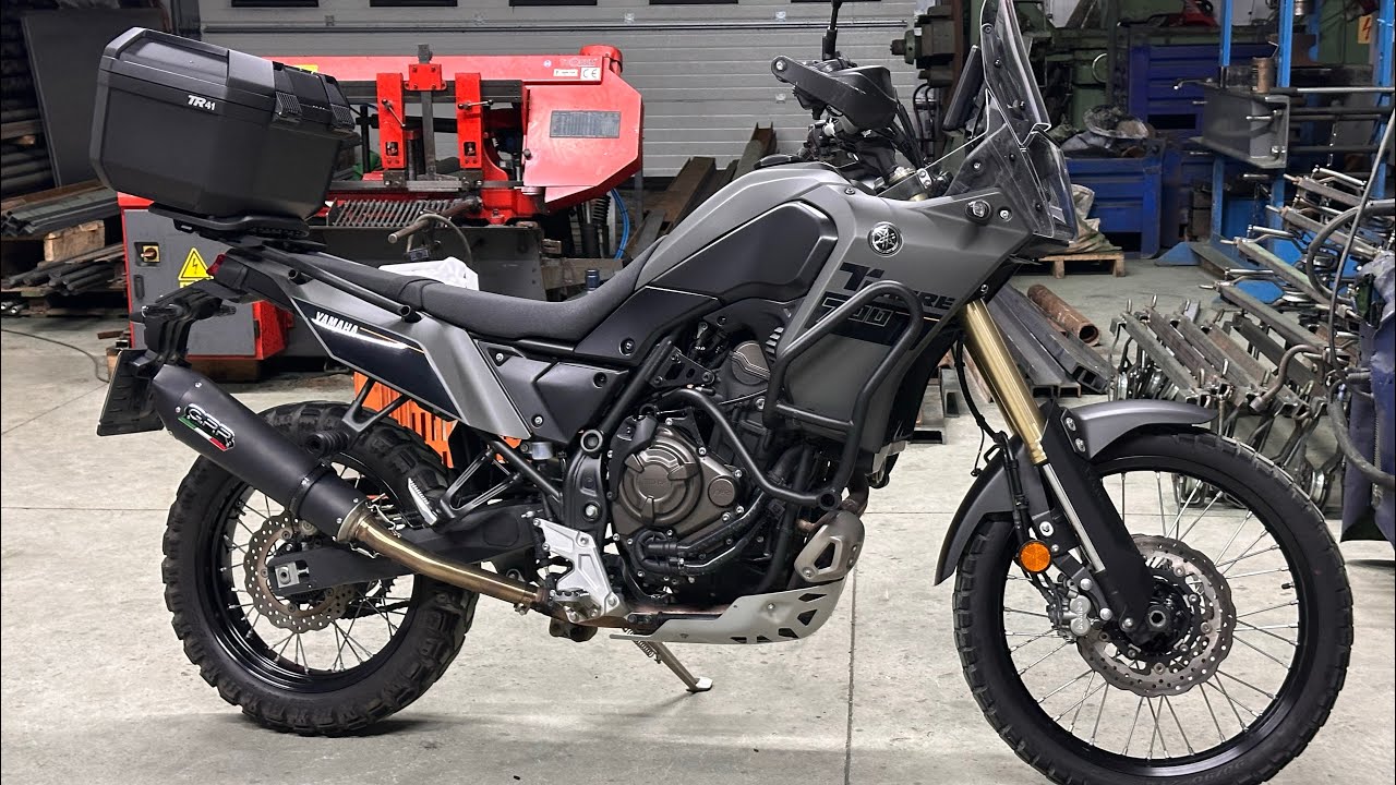 TENERE 700 WALKAROUND AND GPR EXHAUST SOUND NO DB KİLLER #tenere700 #yamaha #gprexhaust  #nodbkiller