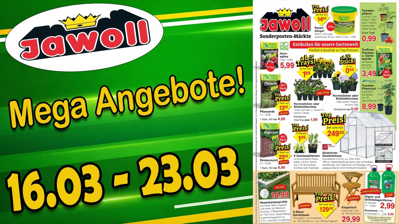 JAWOLL Prospekt ab 16.03.2026: Mega Angebote! 🛒🔥 #Jawoll #Angebote #Sparen #Prospekt