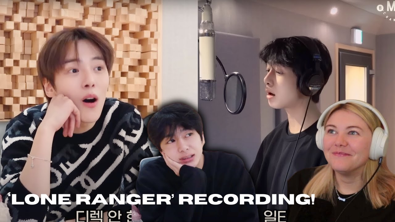 MONSTA X 'LONE RANGER' RECORDING - REACTION!
