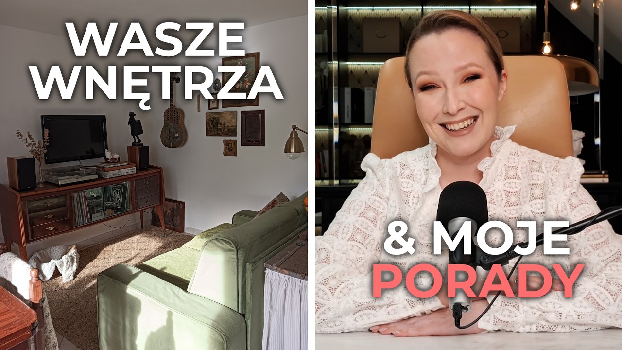 Doradzam z WNĘTRZAMI WIDZÓW #1 | Zielone ściany, włoski salon, sypialnia z tapetą