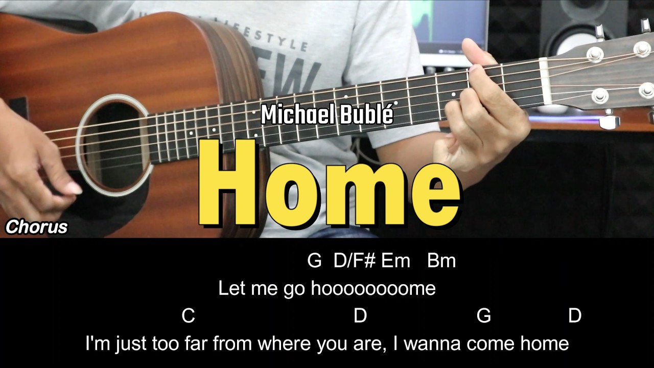 Home - Michael Bublé | EASY Guitar Tutorial with Chords / Lyrics - Guitar Lessons