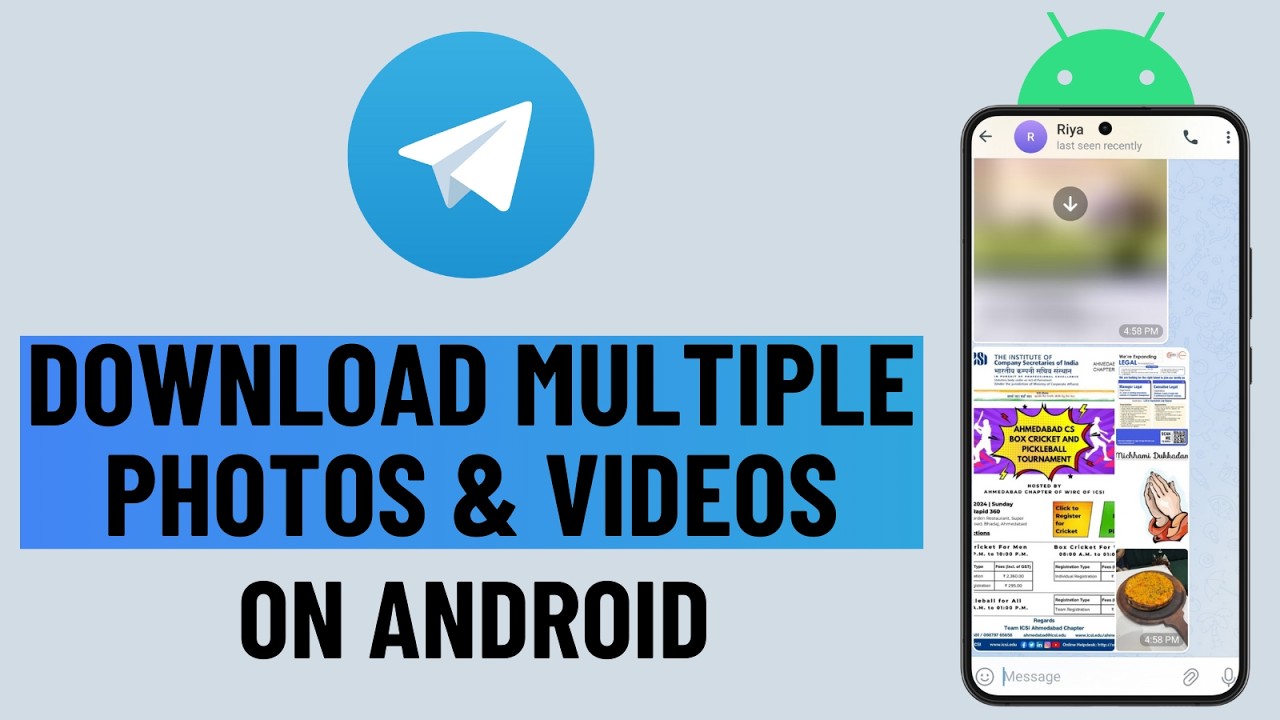 How to Download or Save Multiple Photos and Videos From Telegram to Gallery (Android)