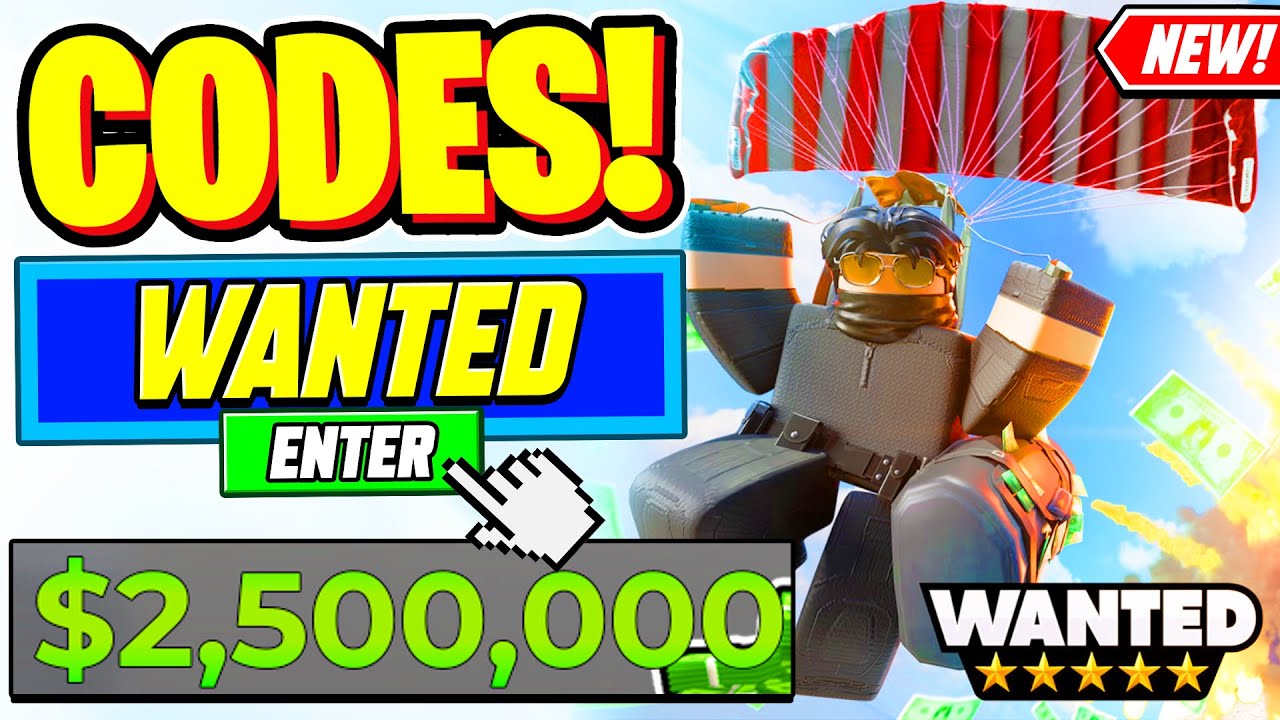 ⚠️Новое⚠️ ВСЕ РАБОЧИЕ КОДЫ для Wanted 2025 - Roblox Wanted Codes 2025