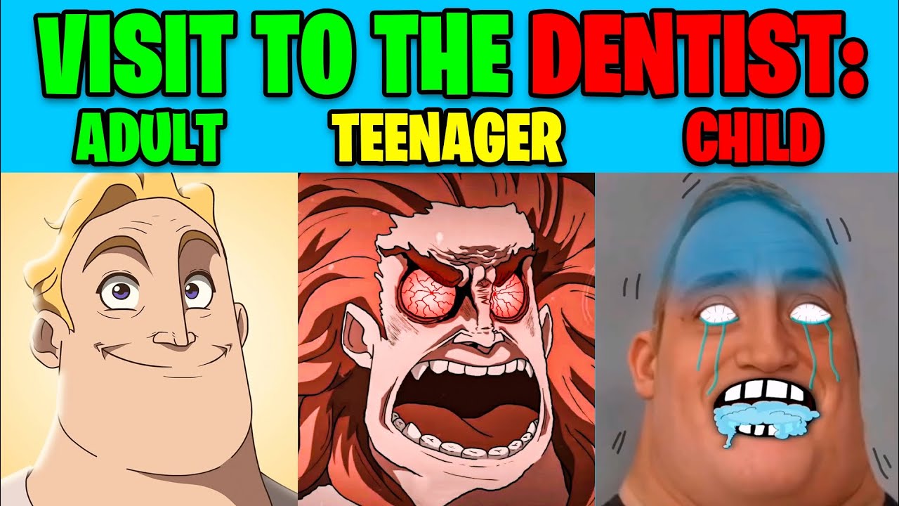 Mr Incredible Reaction Adult vs Teenager vs Child and MORE 2 (Full Version)