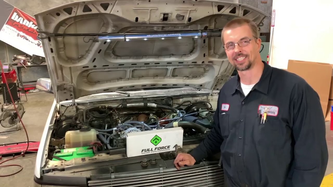 97 OBS Ford Full Force Diesel HPO Rail System Install for