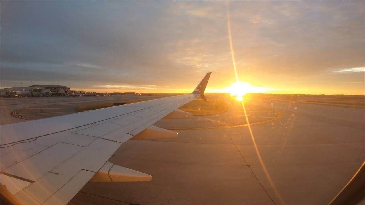4K Full flight from Philadelphia to Detroit | Delta Airlines 565 | Beautiful Sunrise
