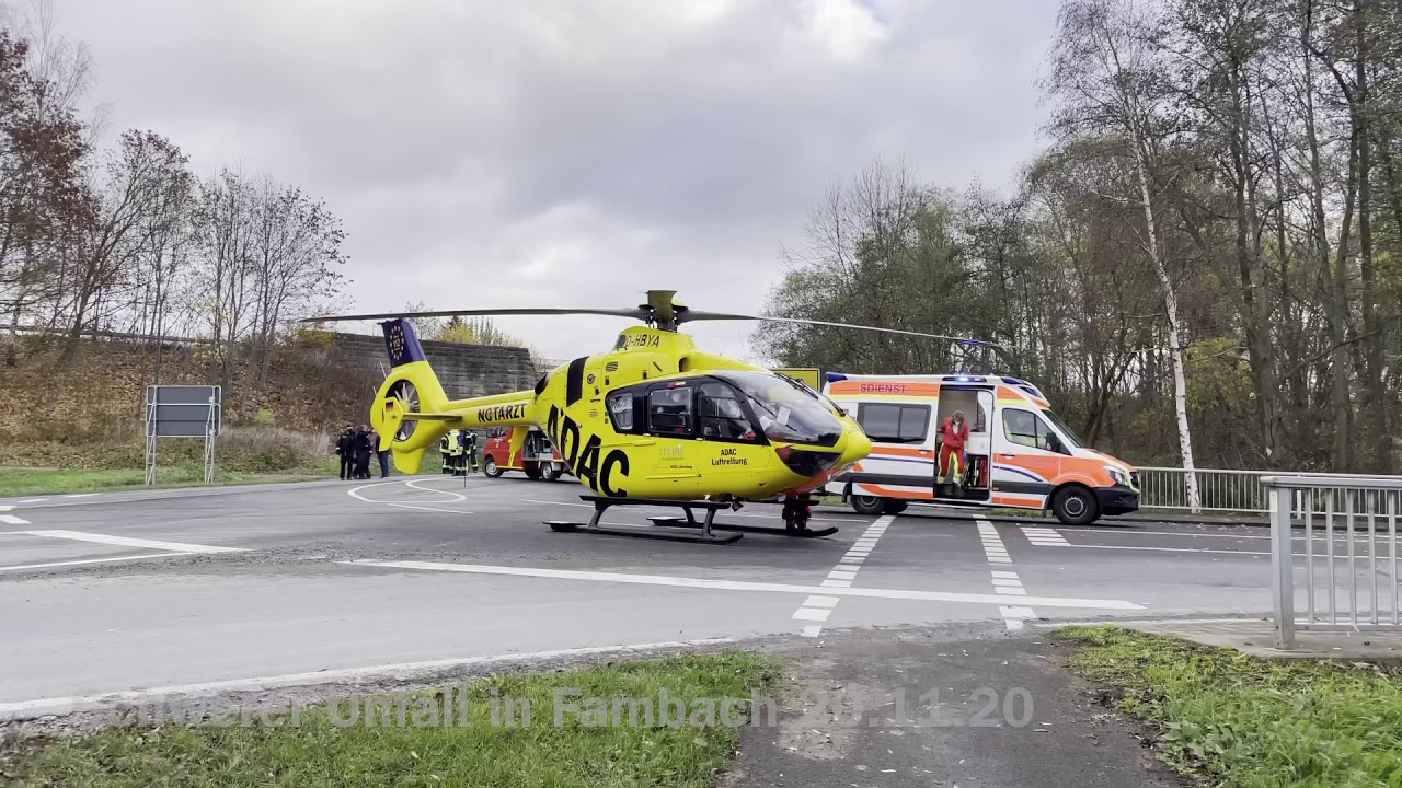 Schwerer Unfall in Fambach (SM) 20.11.20