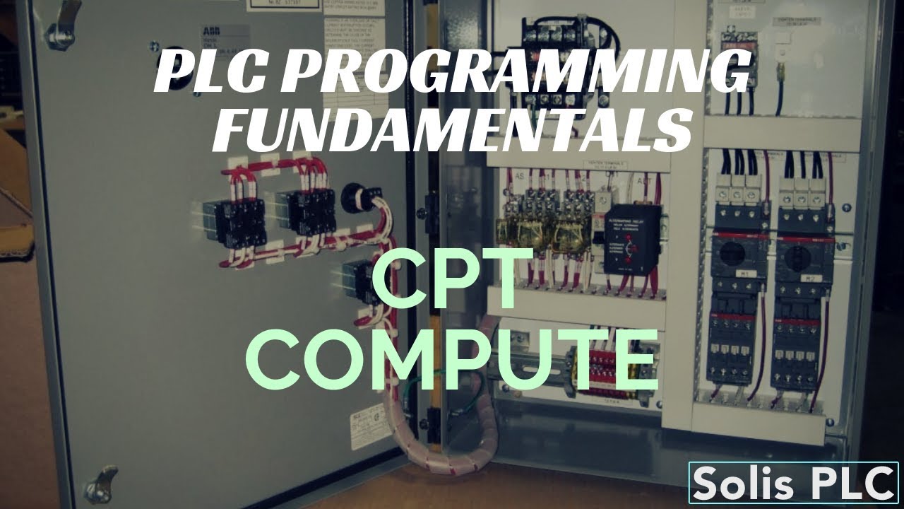 PLC Programming CPT Mathematical Instruction - Compute Ladder Logic RSLogix Studio 5000 Tutorial
