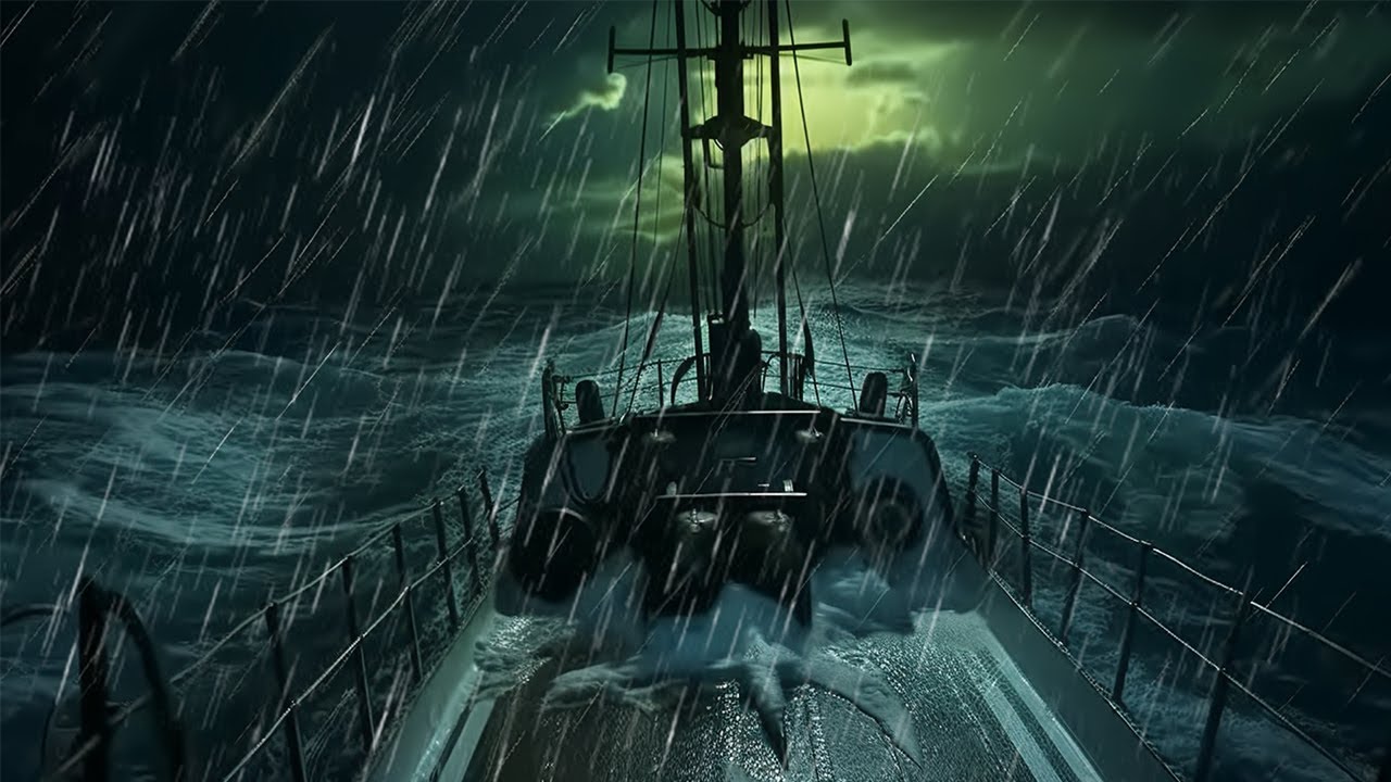 Don't Let Stress Affect Your Sleep, Let The Sound of Rain and Ocean Waves Relax your Soul