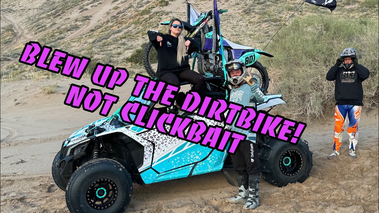 MEMORIAL SAND DUNES (my dirtbike blew up) (not clickbait)