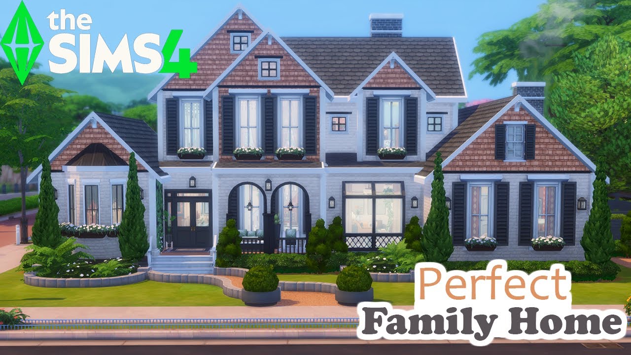 Perfect Family Home | The Sims 4 Speed Build