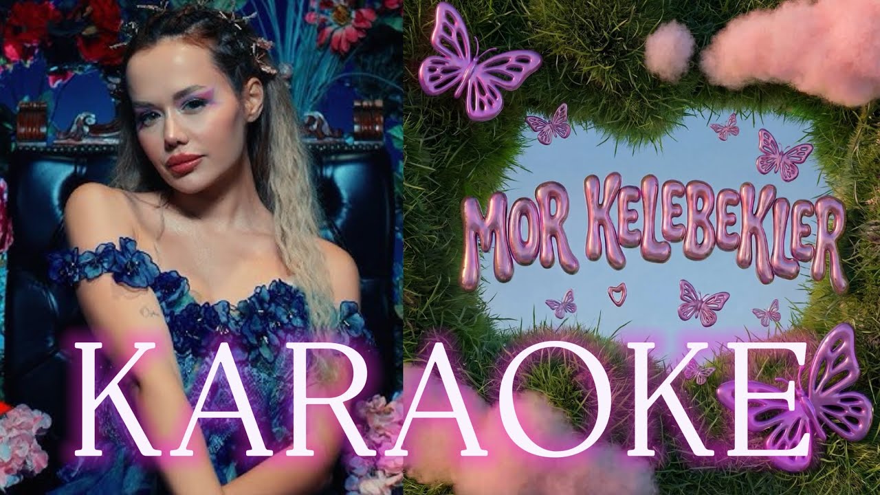 Gamze Karta - Mor Kelebekler Karaoke 💜🦋