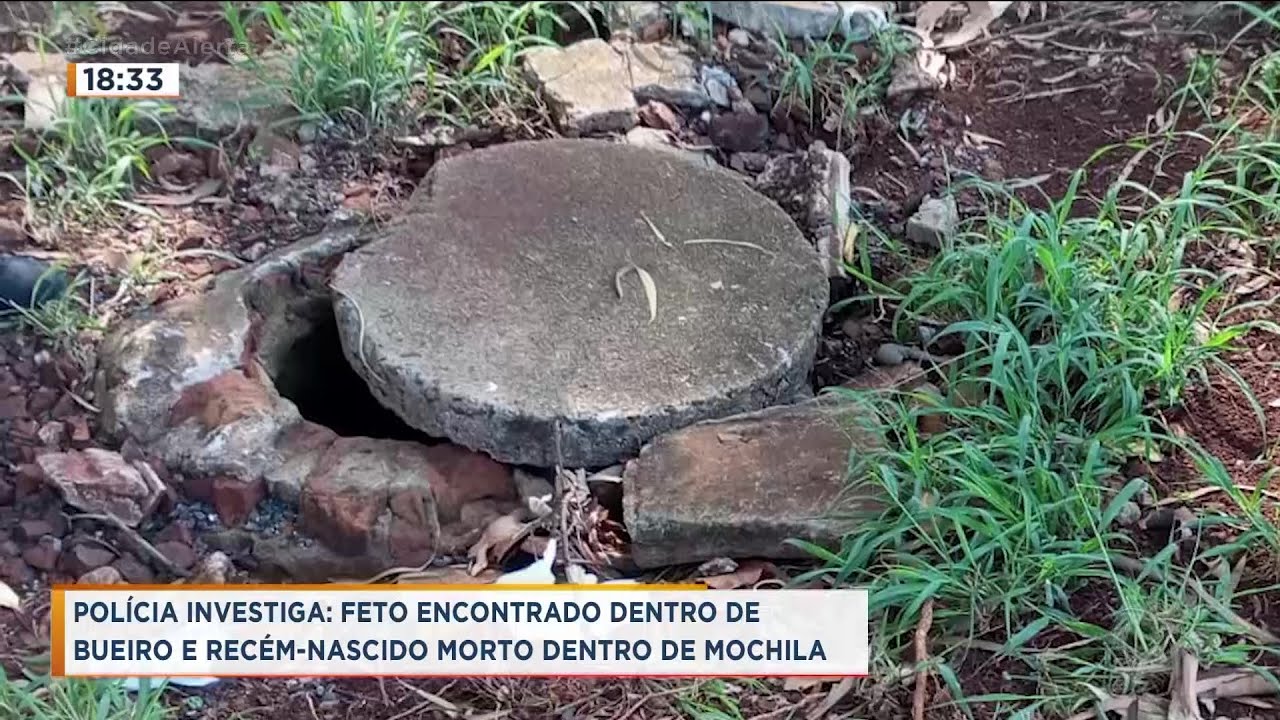 Polícia investiga feto achado em bueiro e bebê morto dentro de mochila em Ribeirão Preto