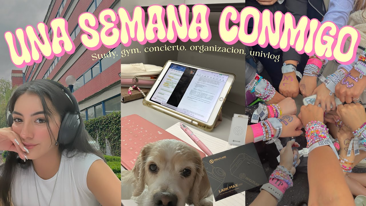 STUDY VLOG: Una semana conmigo 💻🎧