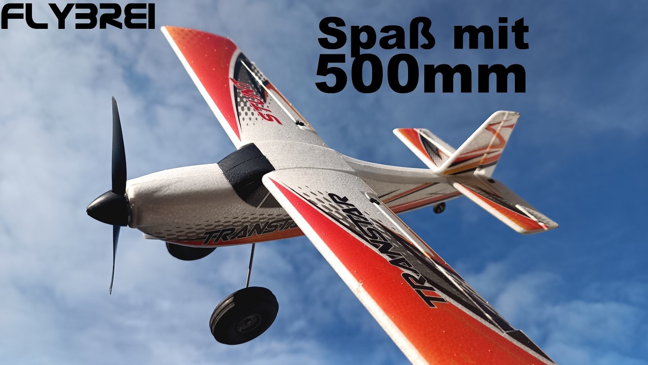 Spaß mit 500mm u. Brushless Anfänger Modellflugzeug. #banggood1111sale