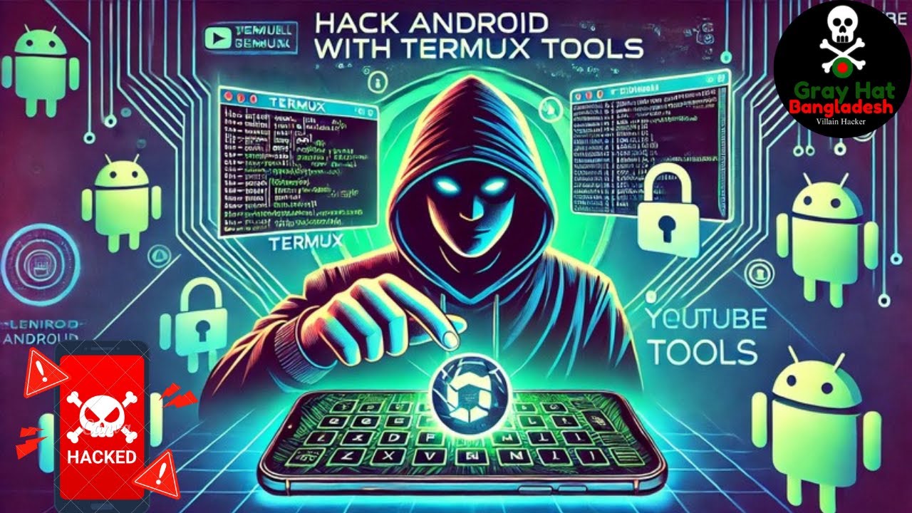 How to Hack Android with Termux Tools | Villain Hacker | Gray Hat Bangladesh