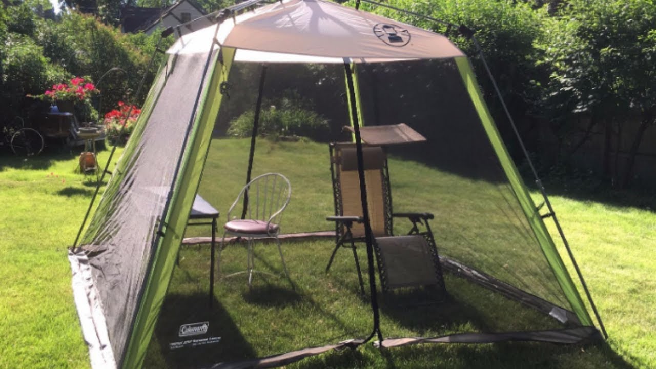 Coleman Instant Screenhouse Review 10 x 10
