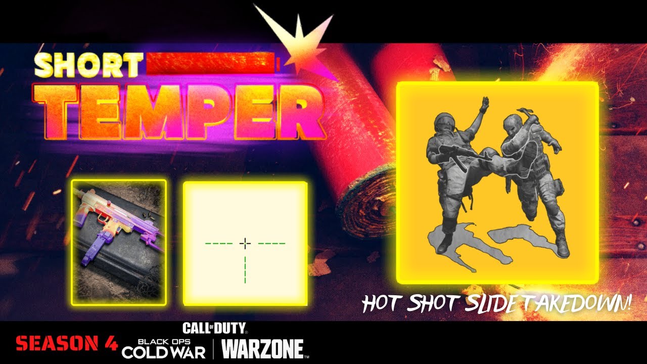 SHORT TEMPER BUNDLE AND HOT SHOT SLIDE TAKEDOWN! (Call Of Duty: Season 4- Black Ops | Warzone)