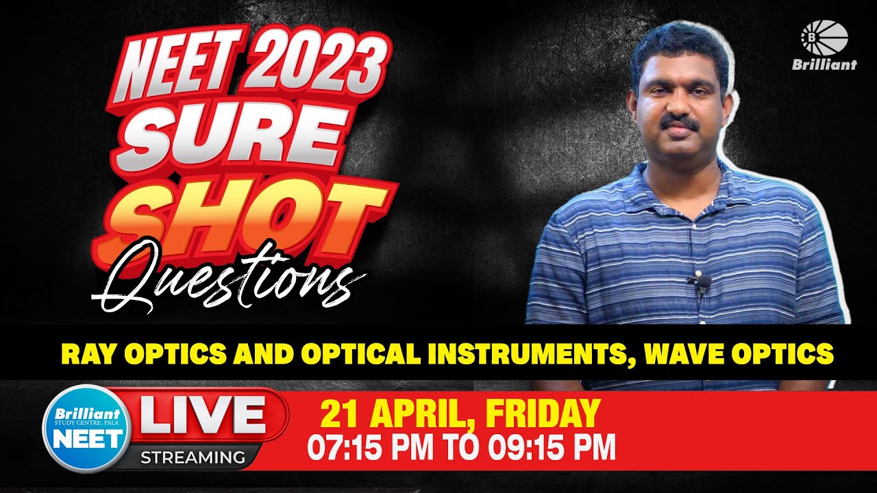 NEET 2023 Sure Shot Questions | 21 April 2023 | 07:15 pm to 09:15 pm
