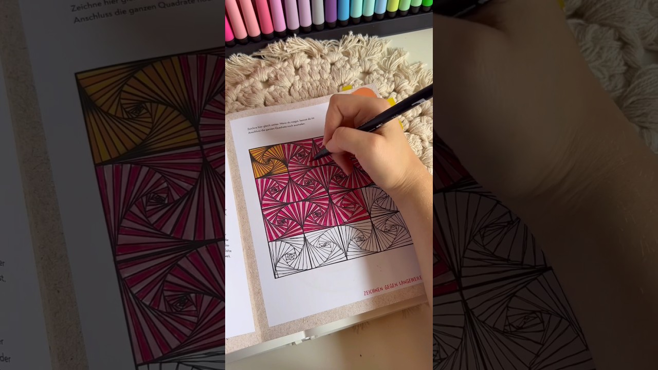 Special Effekt 😍 Malen gegen Langeweile aus meinem Buch 📖🥰 