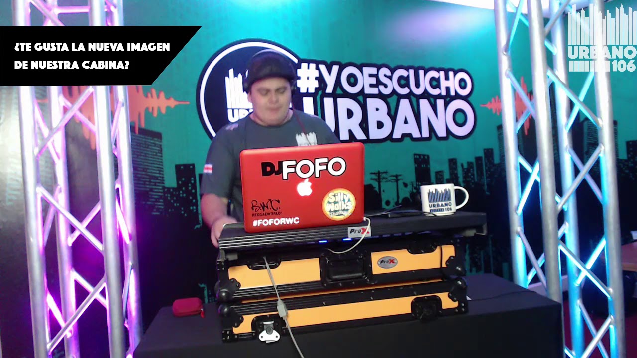 Jueves de #UrbanoLive DjFofo Set de Reggae Tico 9/8/2018 | Urbano 106