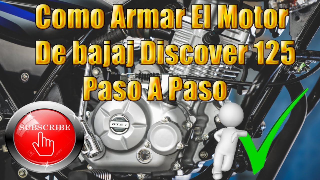 Como Armar El Motor de Moto BAJAJ  DISCOVER 125 Paso A Paso
