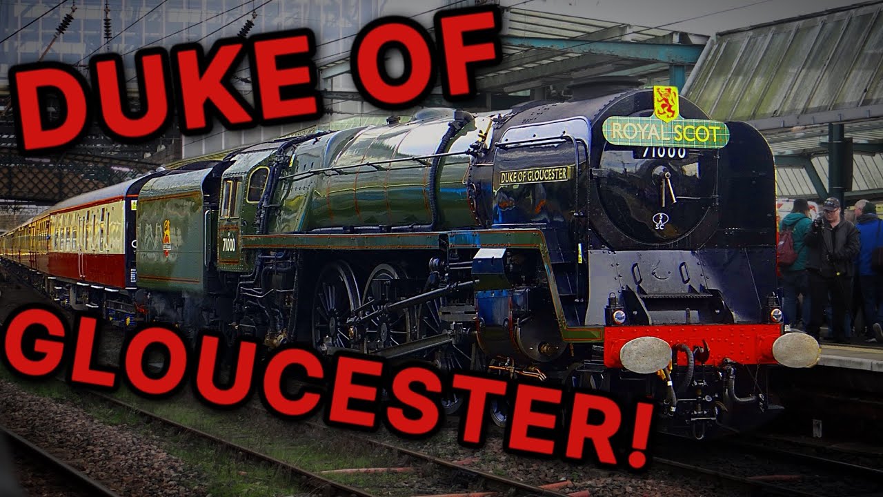 71000 'DUKE OF GLOUCSETER' On It's FISRT RAILTOUR In 13 Years! + Freight Trains Around Carlisle