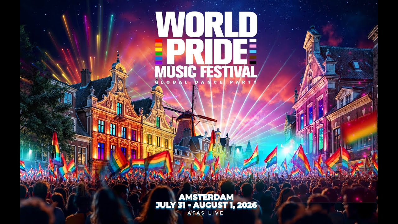 World Pride Amsterdam 2026 Teaser - AFAS Live, Amsterdam - July 31- August 1, 2026