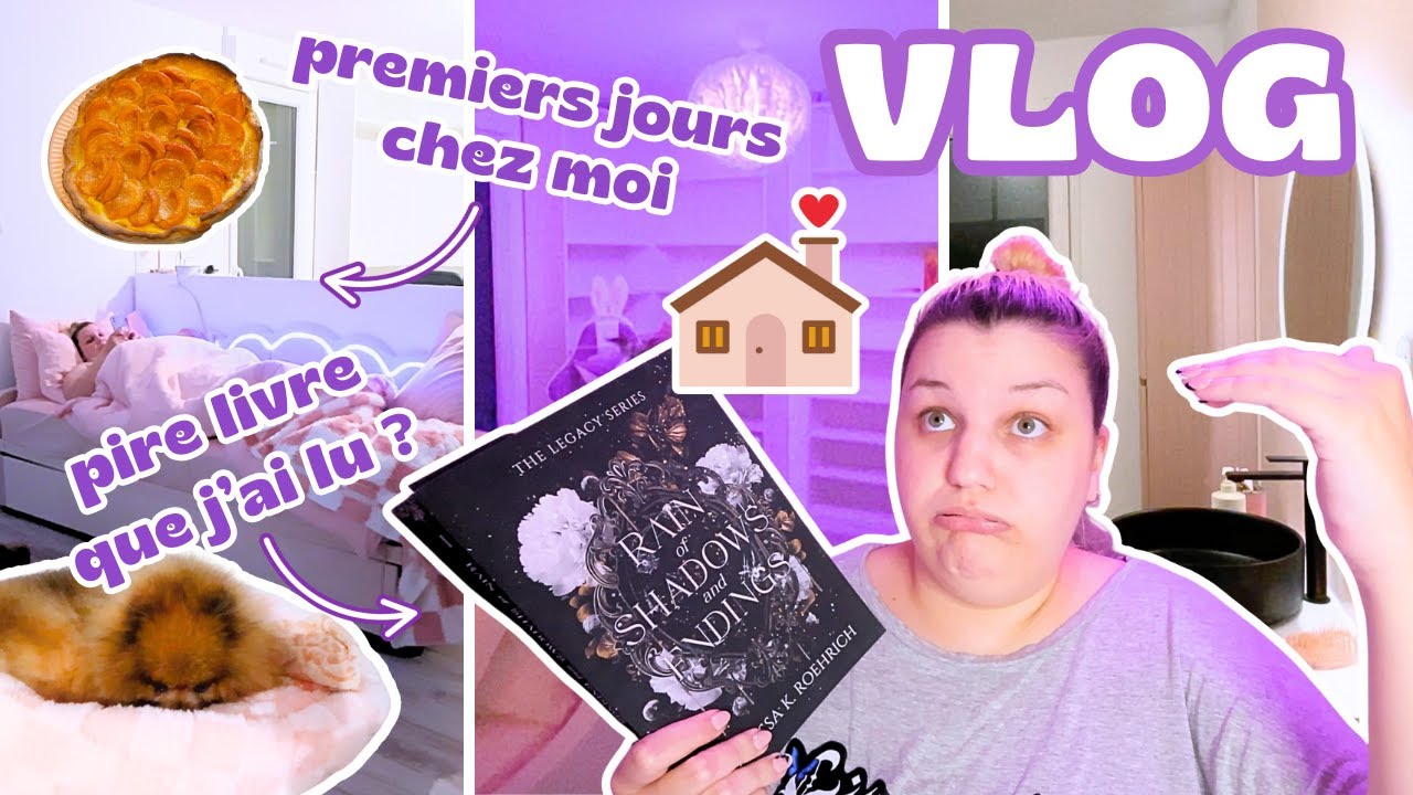 PREMIERS JOURS DANS MA NOUVELLE MAISON 🏠 | VLOG LECTURE 📖