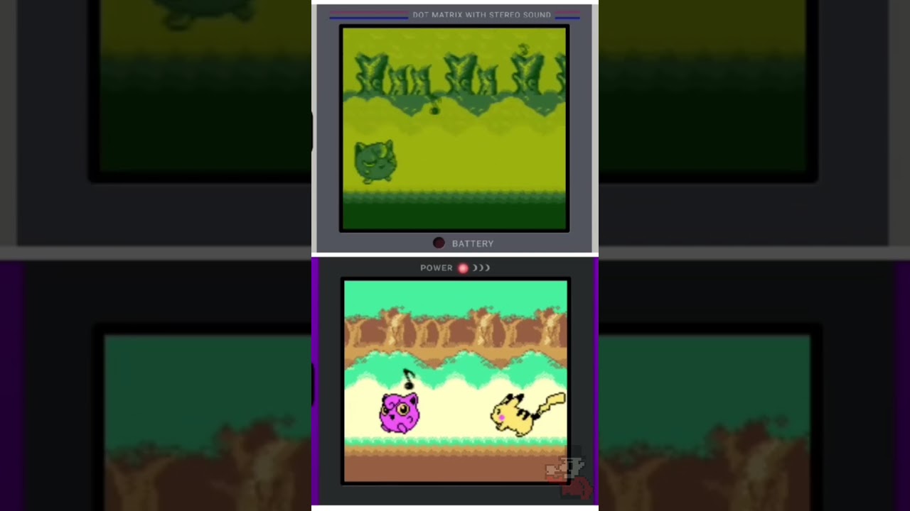 Pok&eacute;mon Gold Spaceworld 1997 demo vs Pokemon Gold 1999 startup Comparison