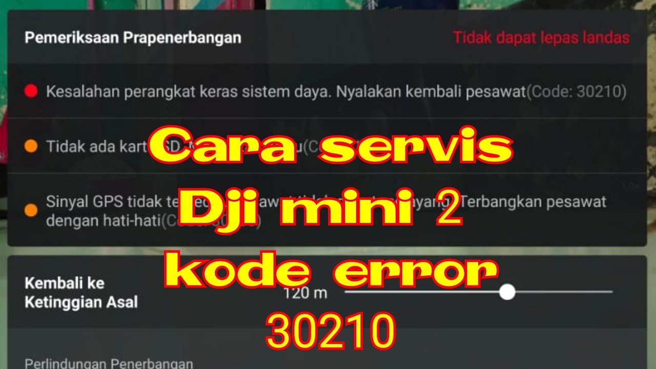 Fix! Drone dji mavic mini 2 kode error 30210 ( cara servisnya )