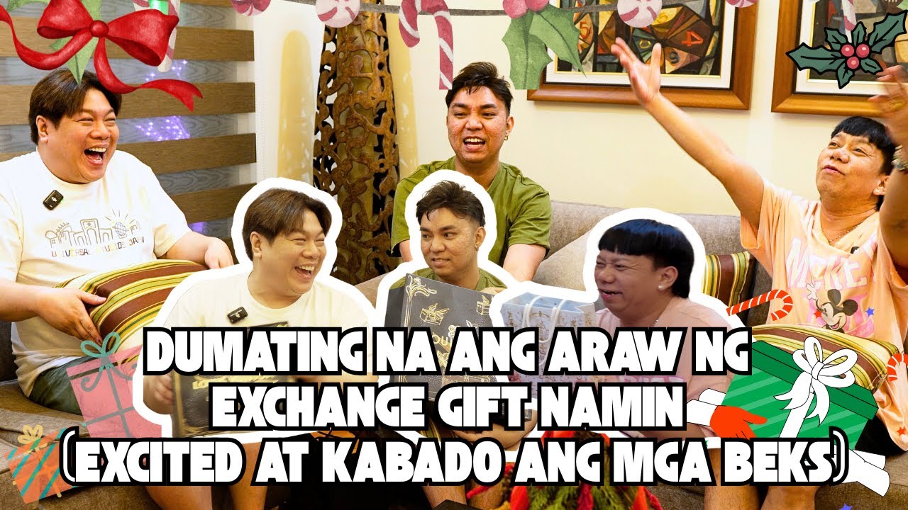DUMATING NA ANG ARAW NG EXCHANGE GIFT NAMIN (EXCITED AT KABADO ANG MGA BEKS)