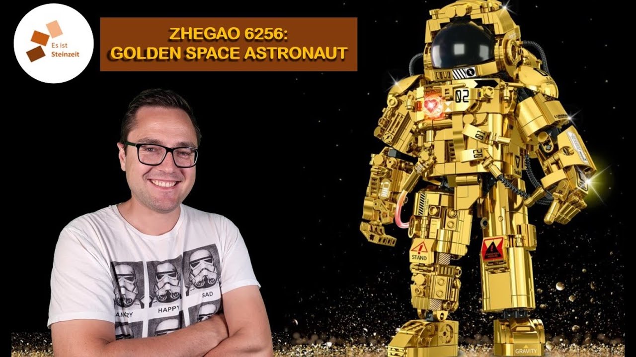 Keiner glitzert härter: Jede Menge Gold für 35 Euro! - ZHEGAO GZ6256 Golden Astronaut