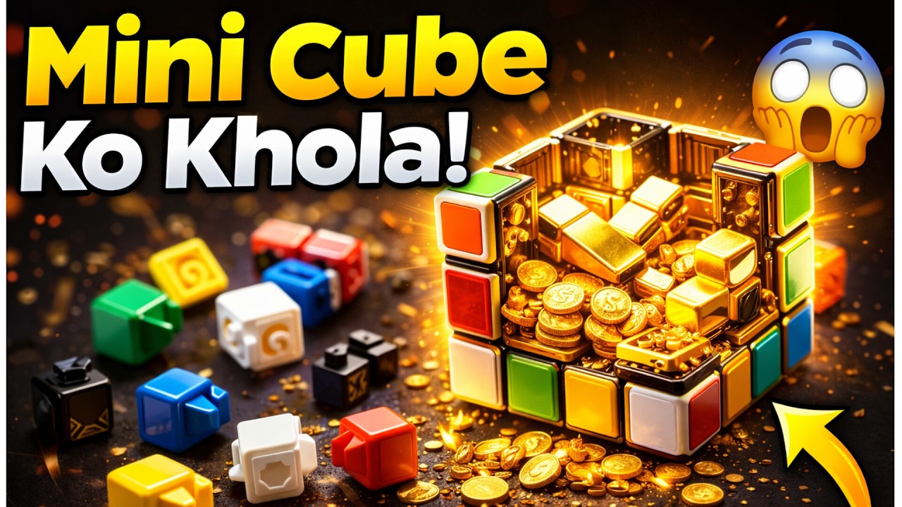 Mini Rubik’s Cube Ko Pura Khol Diya! 😱 | Inside Mechanism Reveal