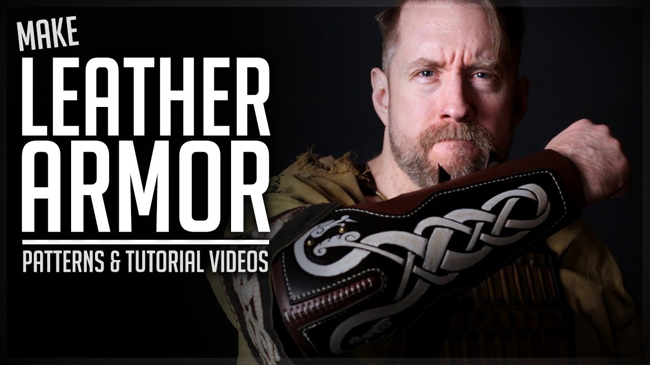 Making LEATHER ARMOR | Arm Armor - Bazubands