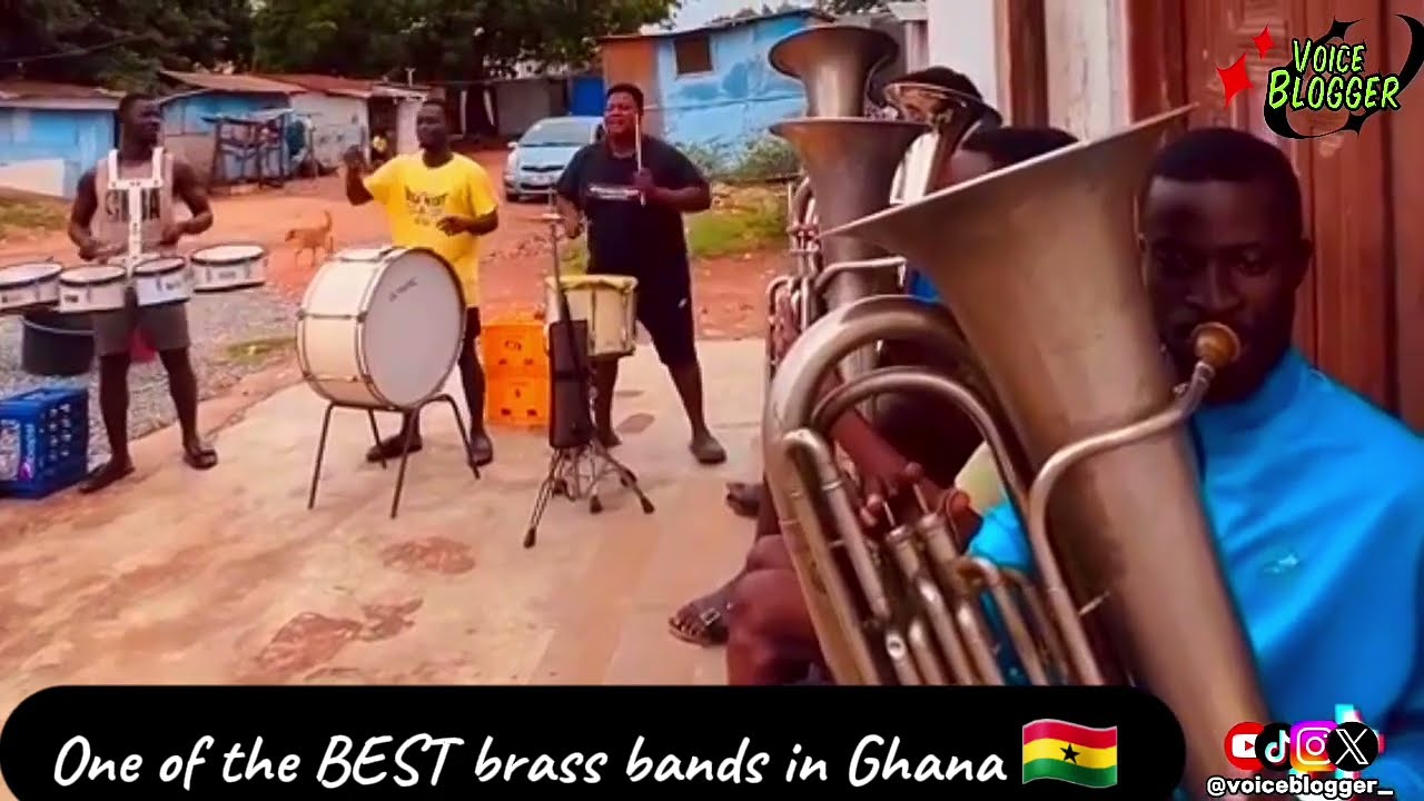 One of the BEST brass bands in Ghana 🇬🇭  - ggbrassofficial - wow 🤯
