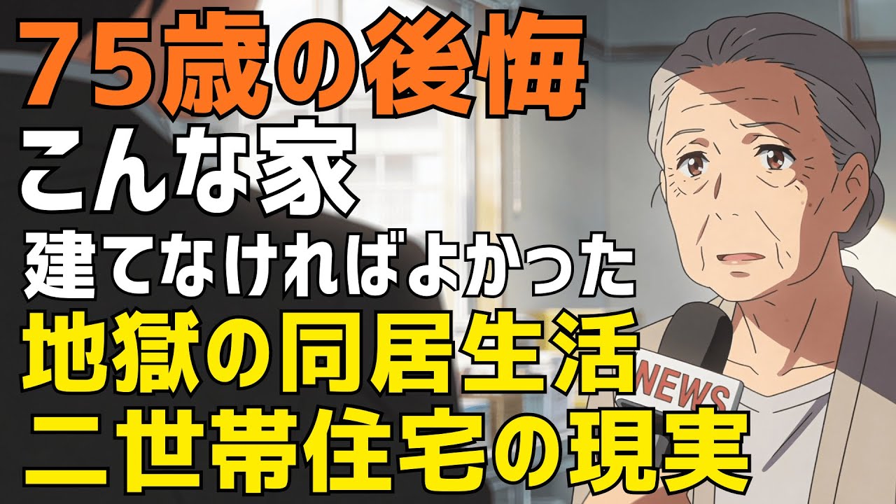 【現実の話】家族のためがすべてを壊した。8000万円の二世帯住宅で失った老後と親子関係