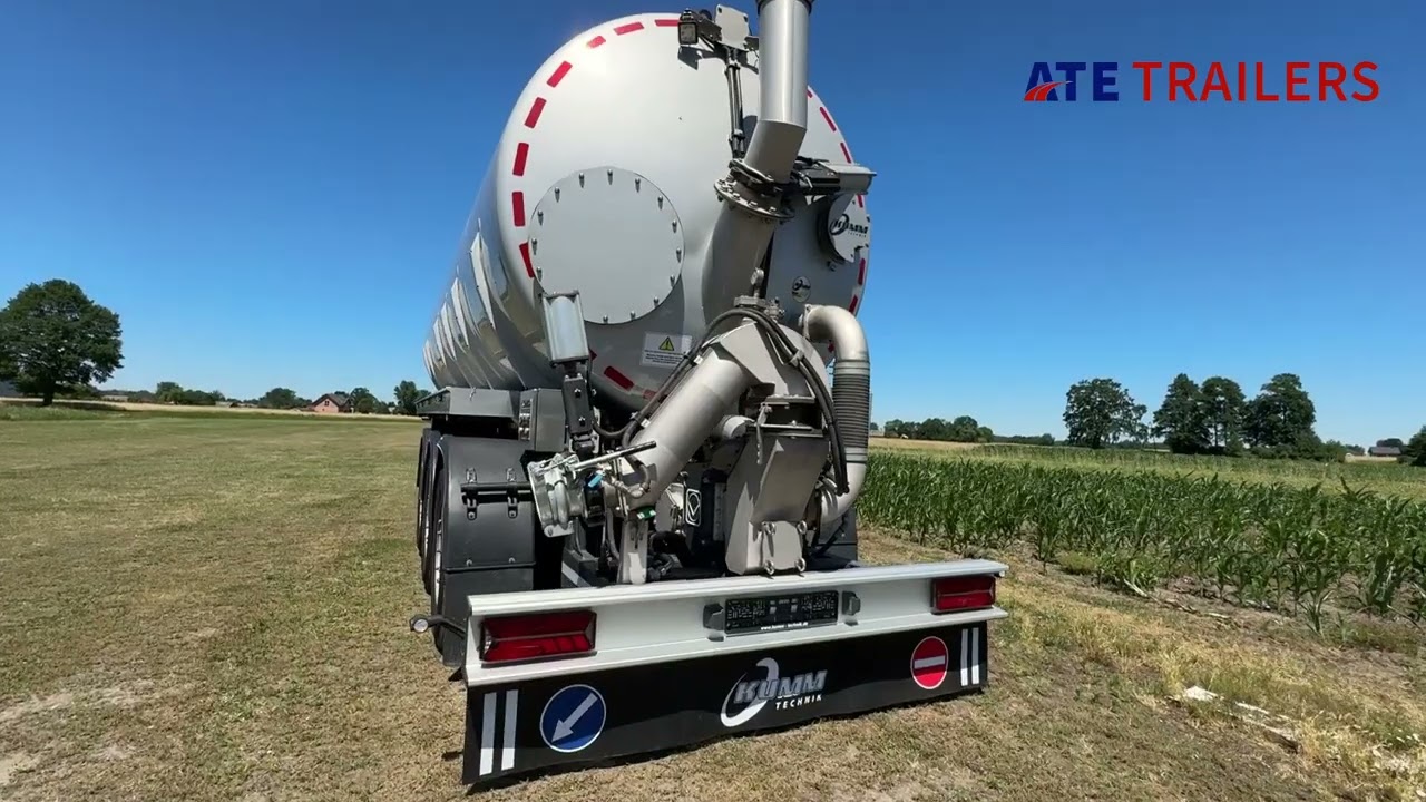 Naczepa asenizacyjna Kumm Technik KTS 30  od @atetrailersniskopodwozie  perfekcyjny stan!⁩