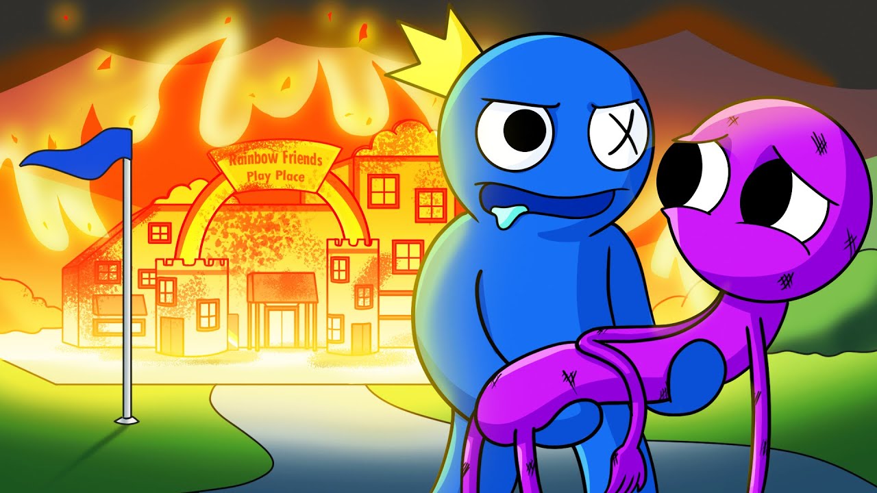 The END of the RAINBOW FRIENDS... (Cartoon Animation)