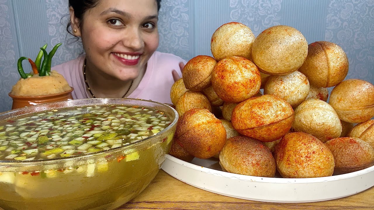 SPICY PANIPURI CHALLENGE | Indian Street Food | Panipuri Eating Challenge  #asmr #panipuri #golgappa
