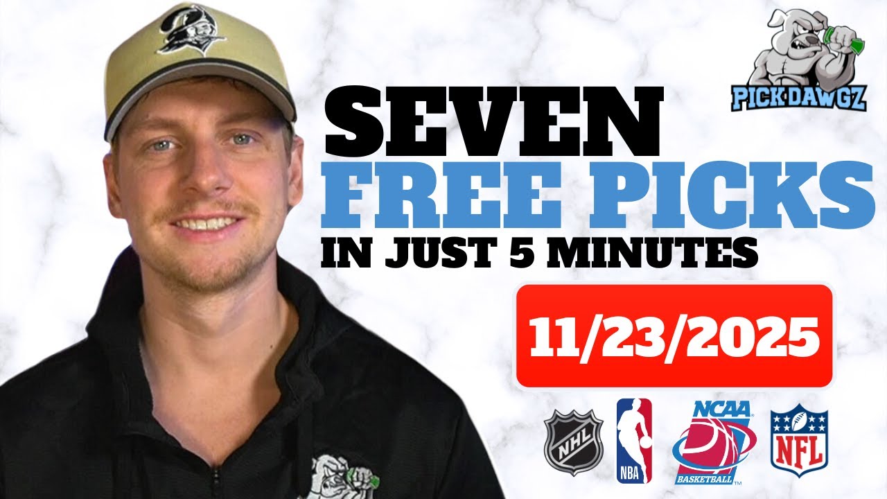 Прогнозы и прогнозы на матчи НФЛ на сегодня, воскресенье, 23 ноября 2025 г. | 7 прогнозов за 5 минут