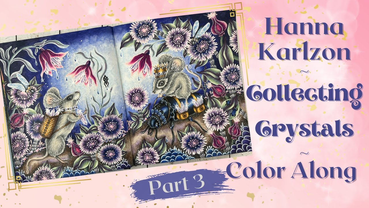 Seasons | Collecting Crystals Part 3 | Neocolor II and Prisma's | Color Along