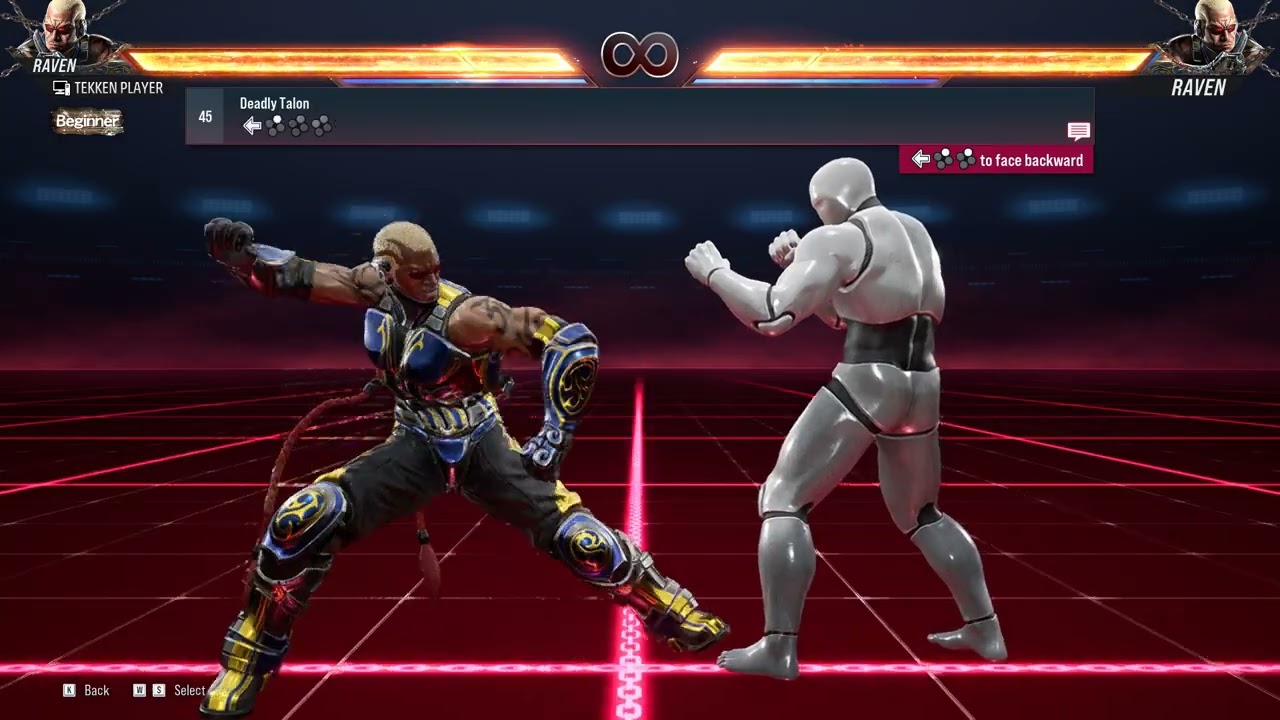 Tekken 8 - Raven Full Move List (Launch Version)