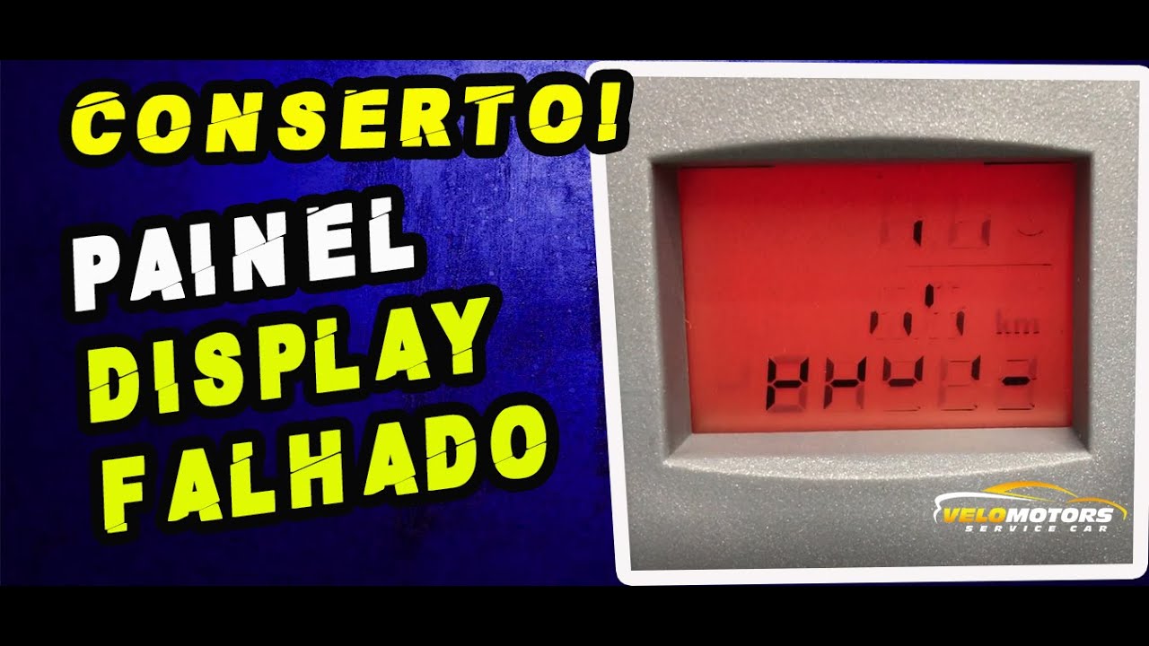 CONSERTO PAINEL GOL G4 FOX LCD DIGITAL DISPLAY FALHADO LUZ DO OLEO