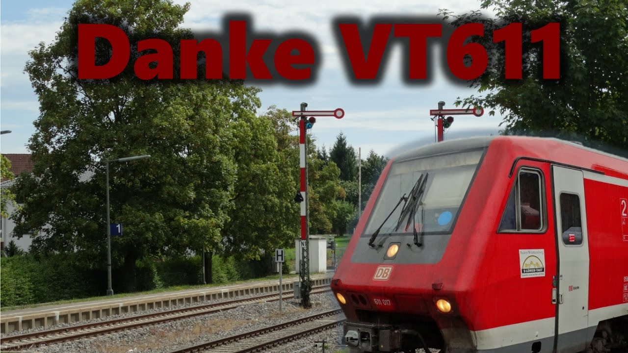 Danke VT611 - Abschied von der Baureihe 611 in Baden-Württemberg