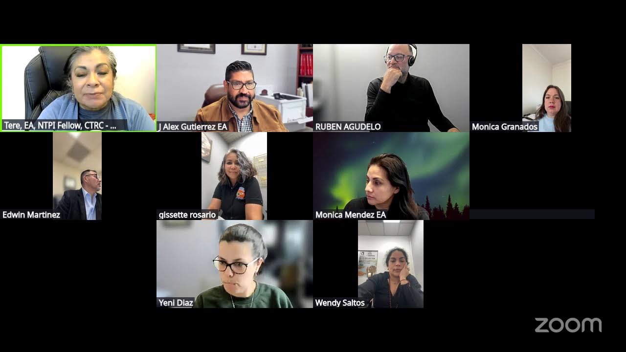 Tere, EA, NTPI Fellow, CTRC - Ponci-Tax Resolution Experts's Zoom Meeting