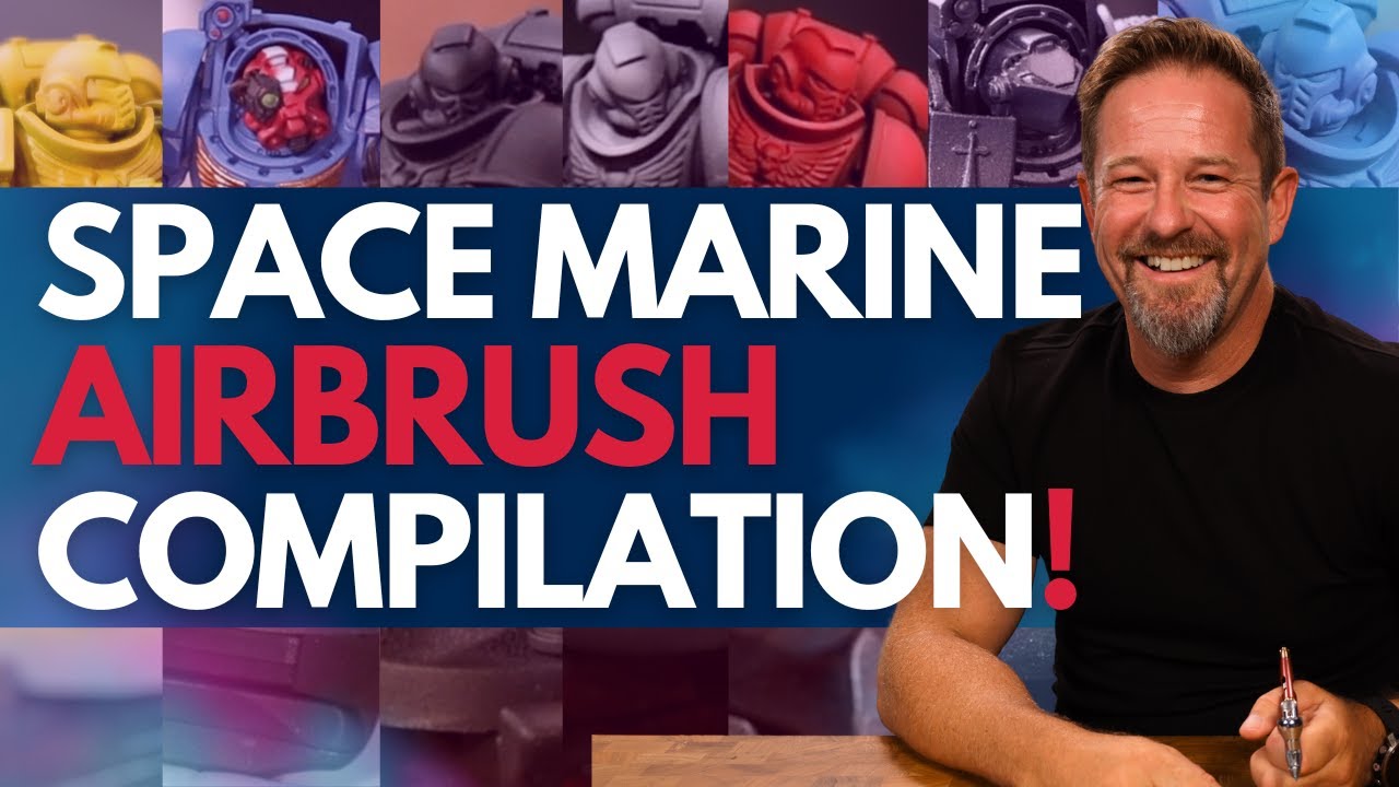 Ultimate Space Marine Airbrushing Compilation